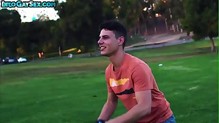 Massive hunk rims and barebacks bottom twink in jockstrap